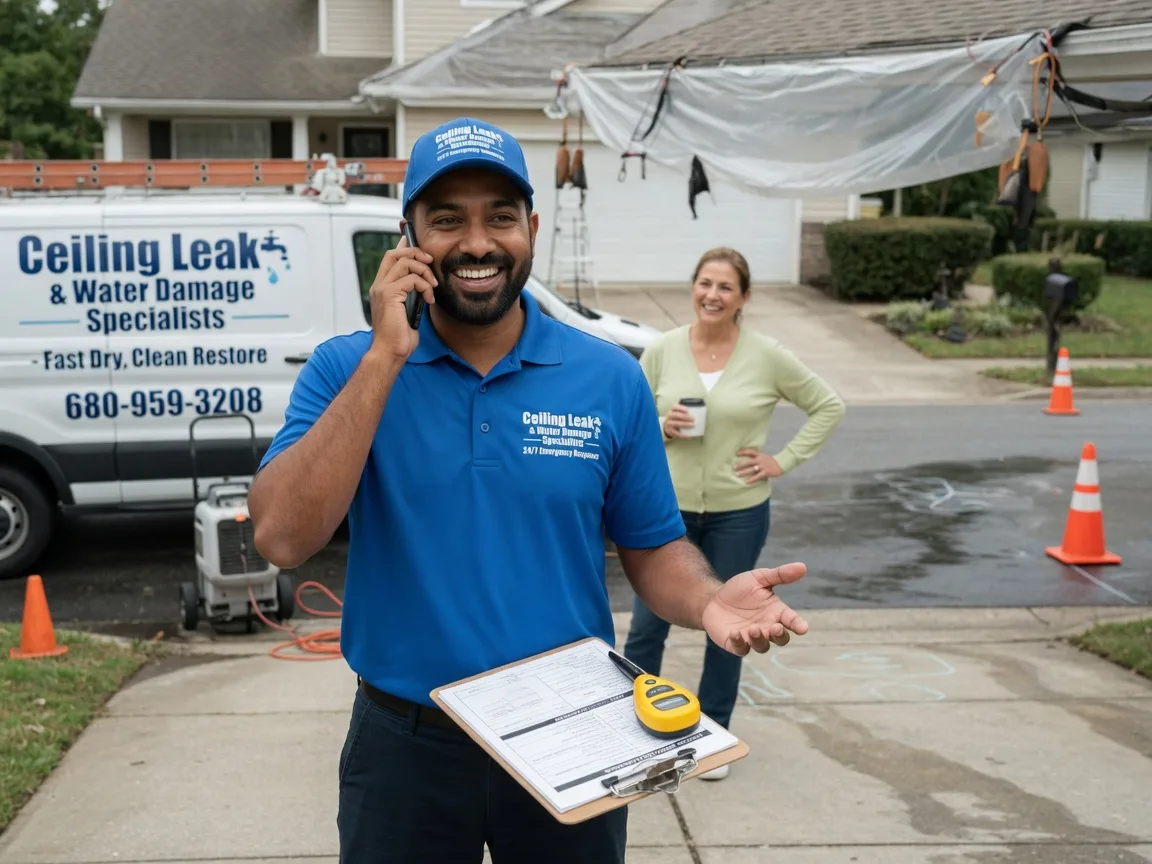 Ceiling Leak Cleanup Morrison, IA FAQs